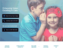Tablet Screenshot of lifetimeeyecareassociates.com